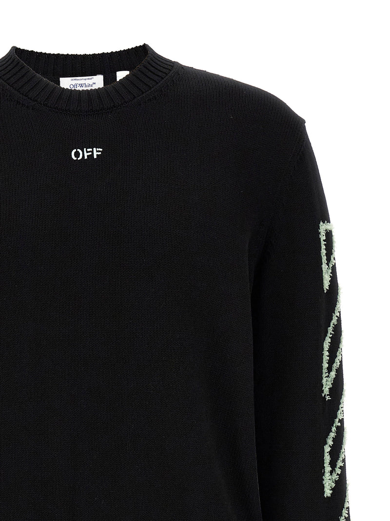Off White Off White Diag Outline Sweater | URBALENTI™ NYC