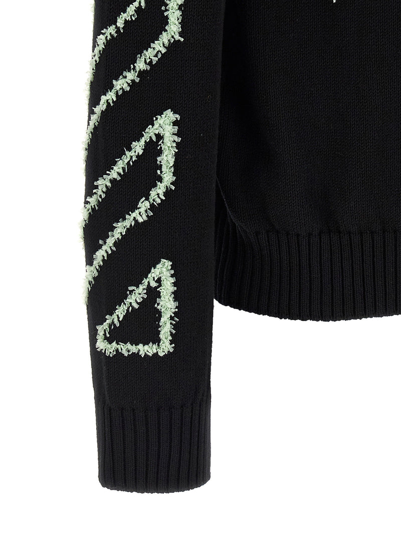 Off White Off White Diag Outline Sweater | URBALENTI™ NYC