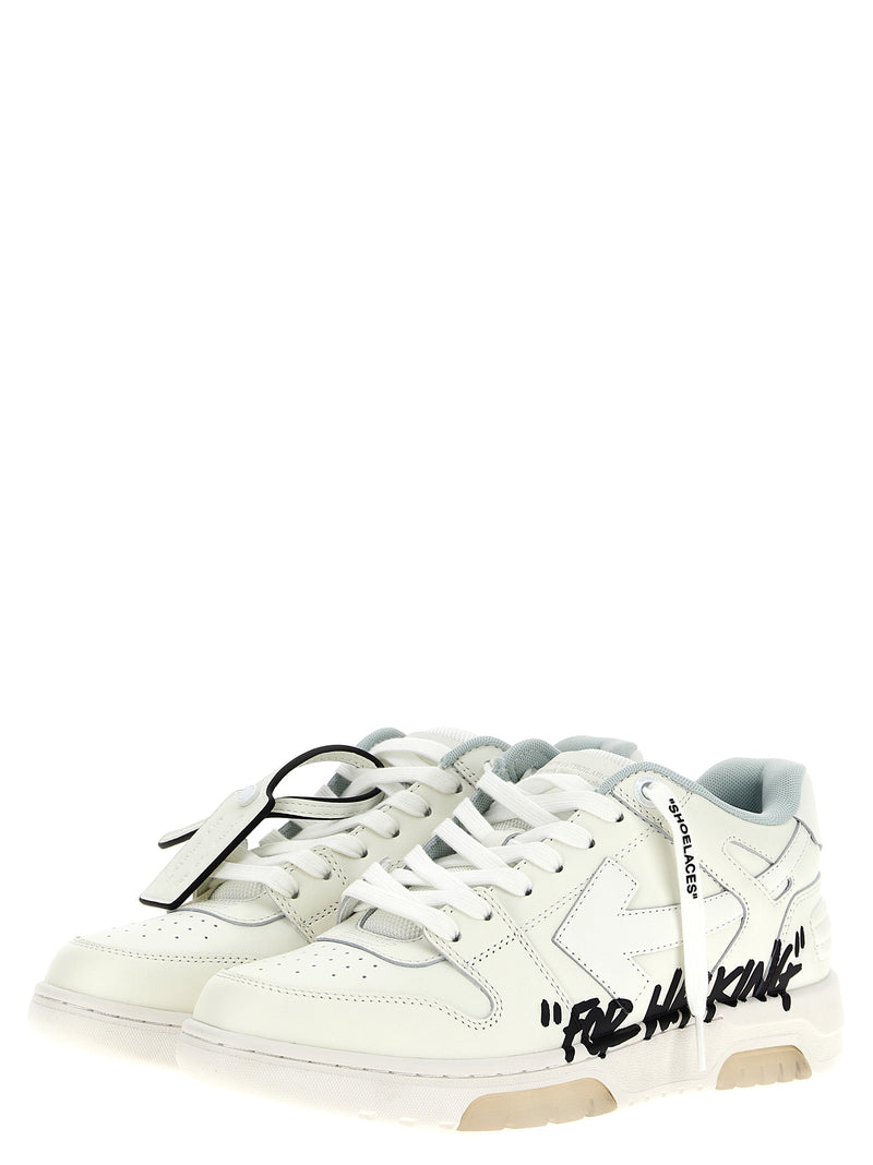 Off White Out Of Office Sneakers - White Print - Style A01100110 | Urbalenti™ NYC