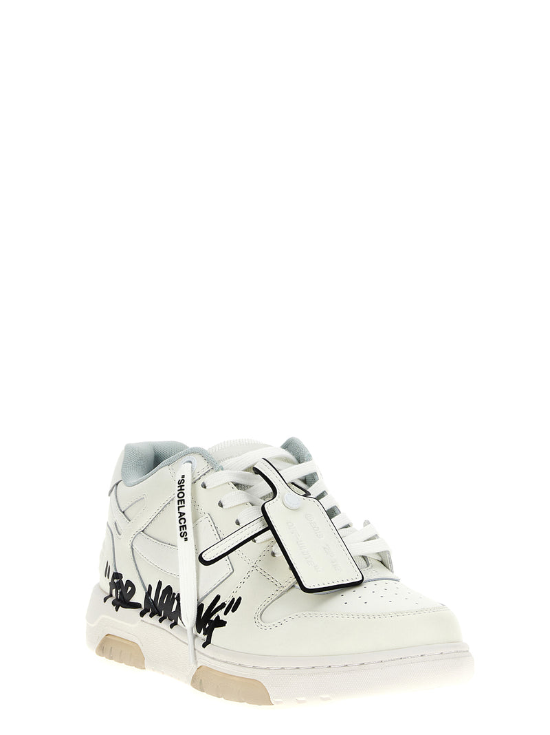 Off White Out Of Office Sneakers - White Print - Style A01100110 | Urbalenti™ NYC