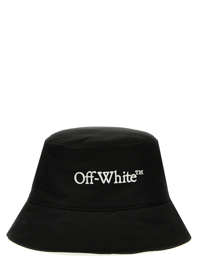 Off White Bookish Bucket Hat | Urbalenti™ NYC
