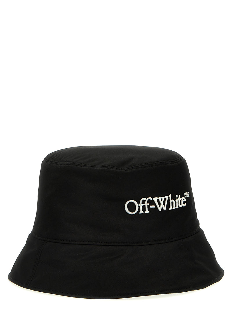 Off White Bookish Bucket Hat | Urbalenti™ NYC