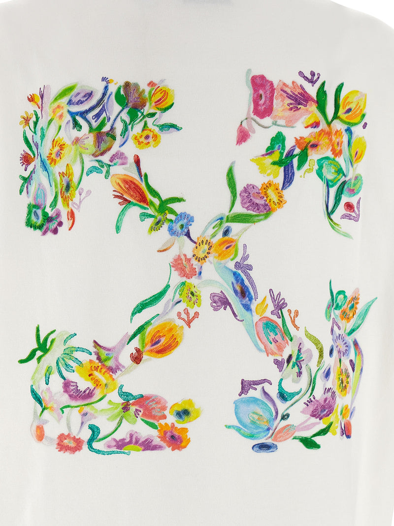 Off White Off White Arrow Glowing Flower T-shirt