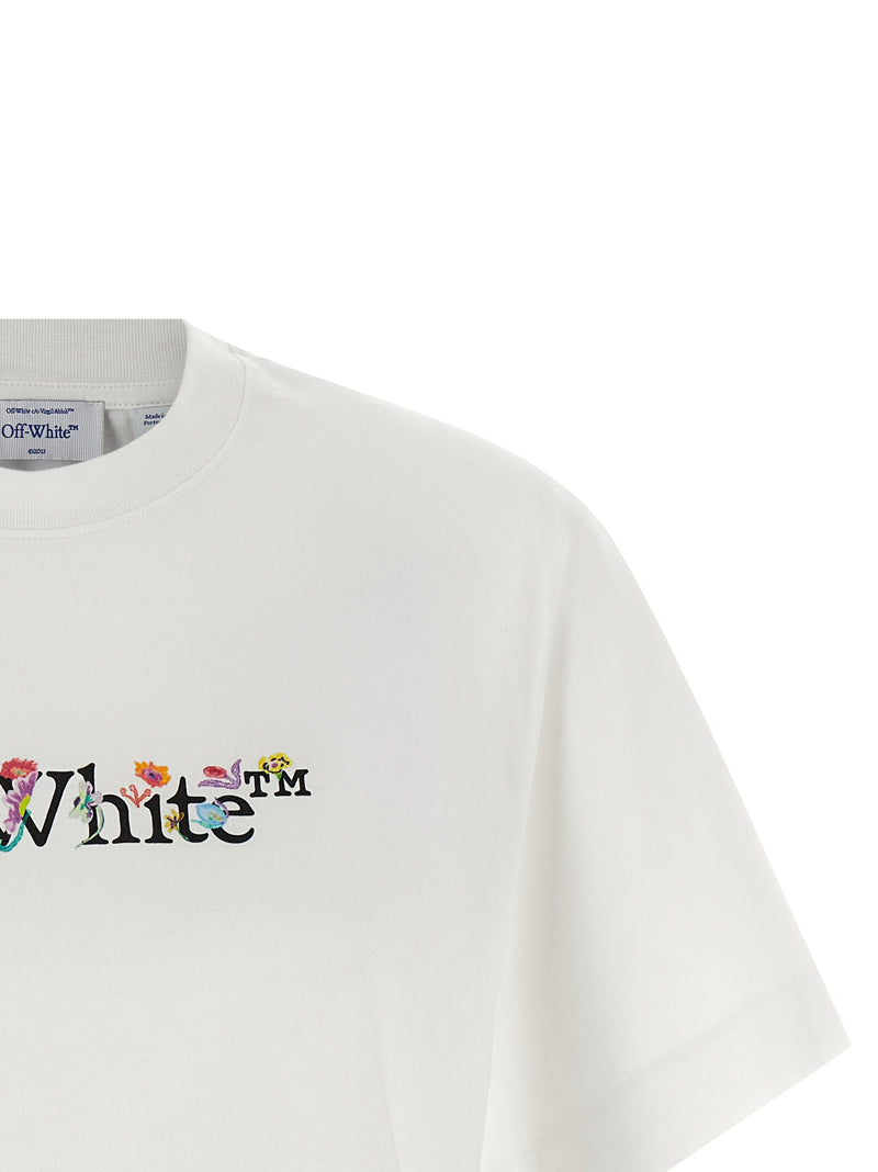 Off White Off White Bookish Glowing Flower T-shirt