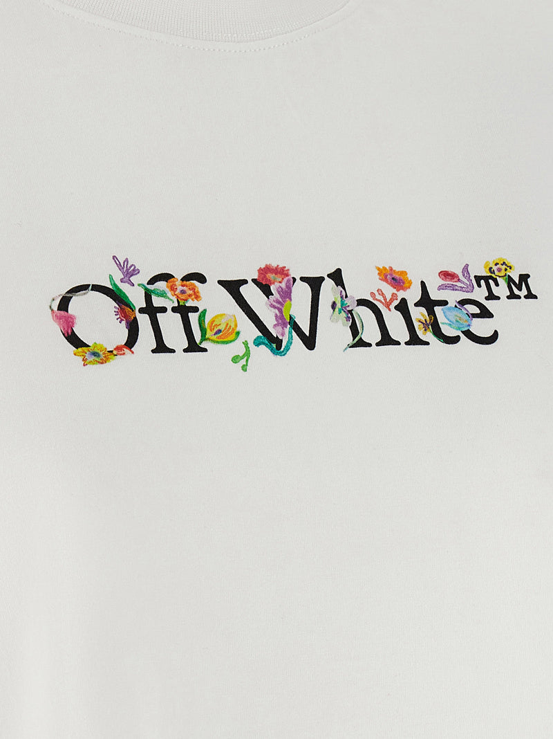 Off White Off White Bookish Glowing Flower T-shirt