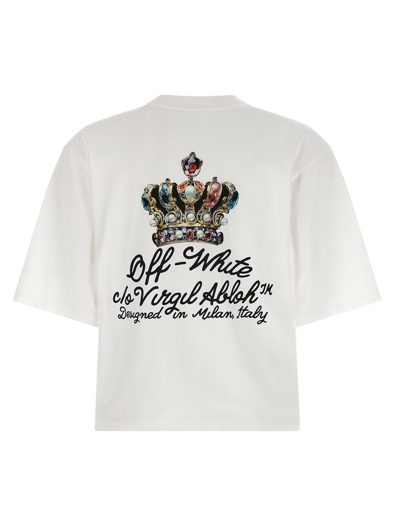 Off White Royal Crown T-shirt | Urbalenti™ NYC
