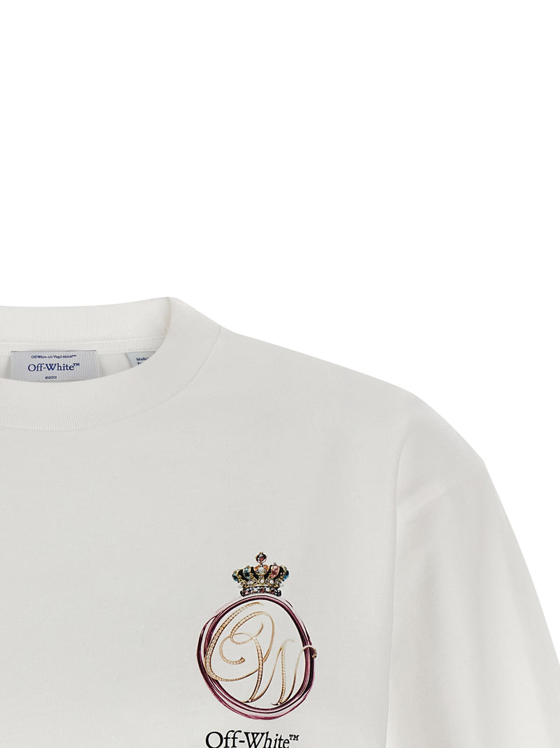 Off White Royal Crown T-shirt | Urbalenti™ NYC