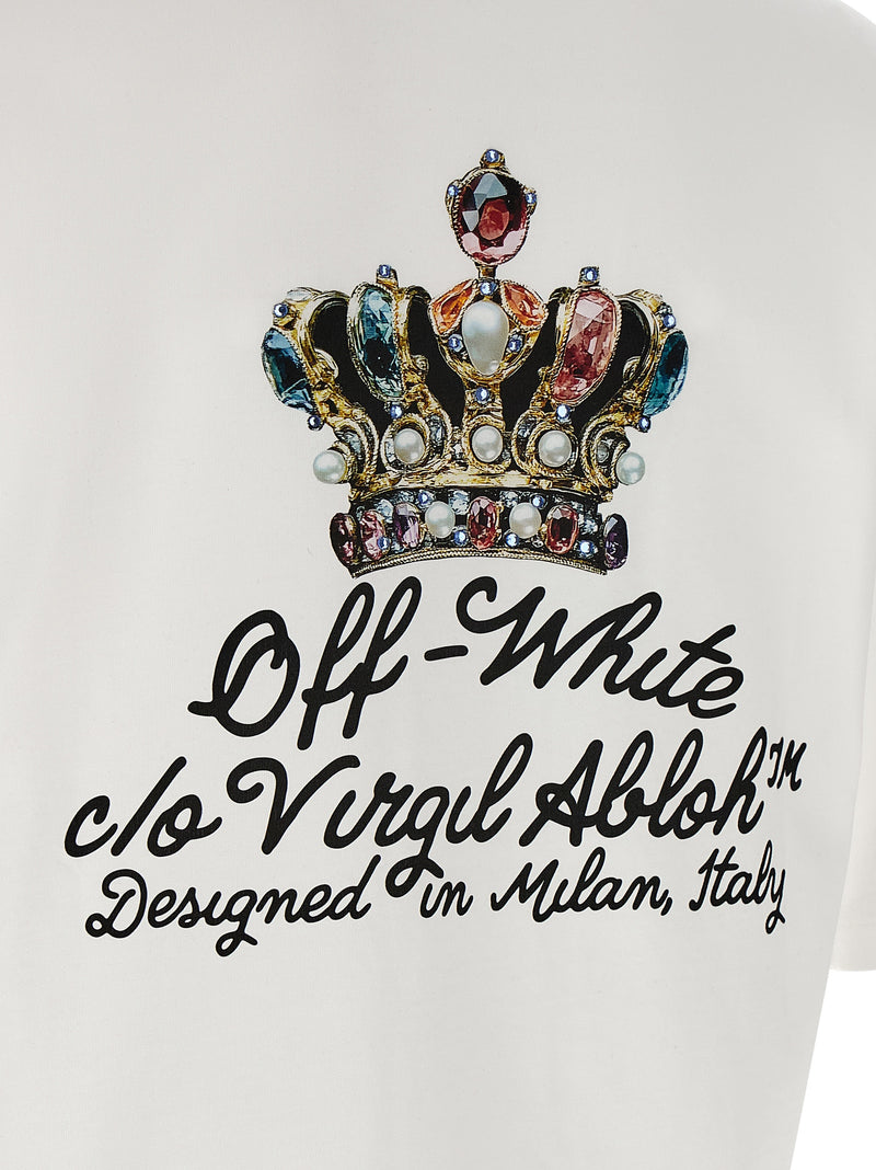 Off White Royal Crown T-shirt | Urbalenti™ NYC
