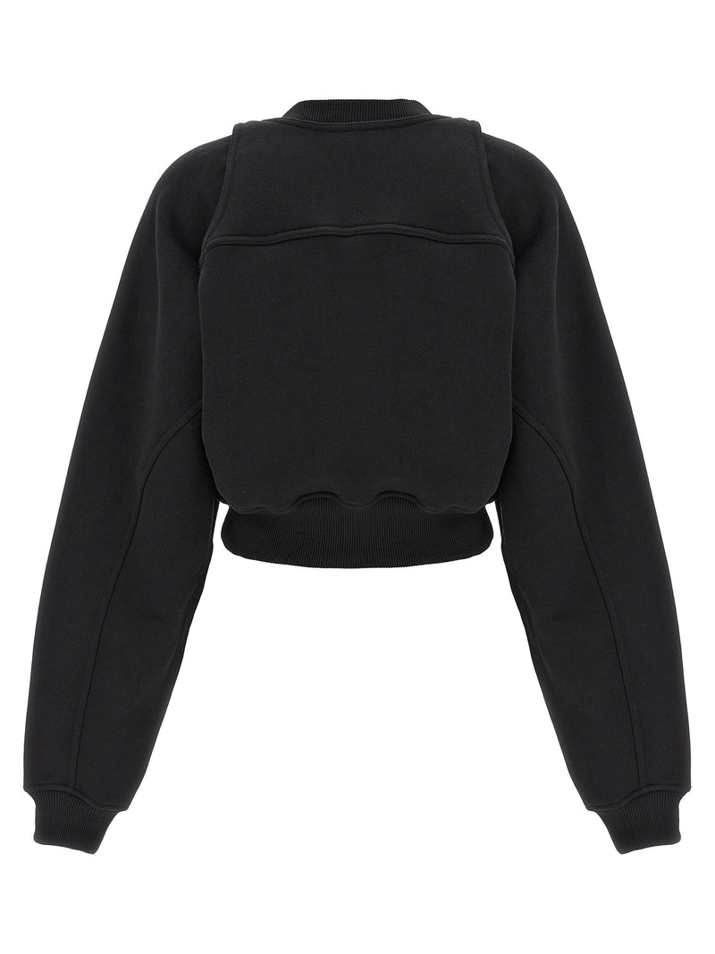 Off White Off White Cropped Sweatshirt