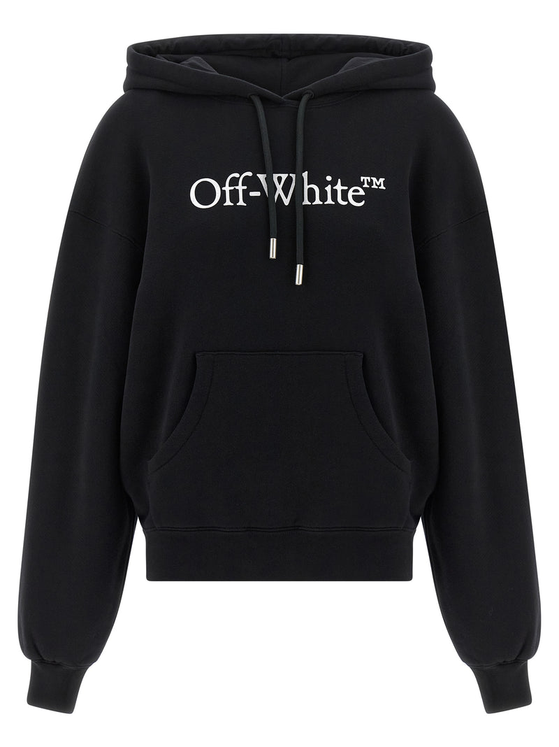 Off White Big Logo Bookkish Hoodie - Cotton | Urbalenti™ NYC