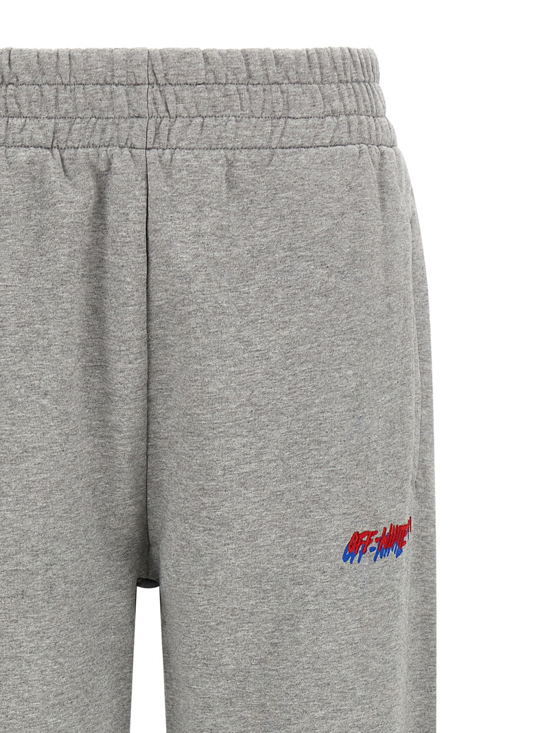 Off White Off White Logo Embroidery Joggers