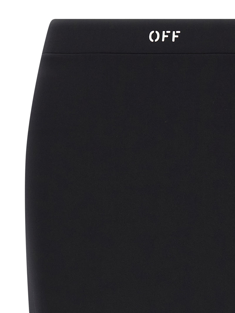 Off White Off White Logo Skirt