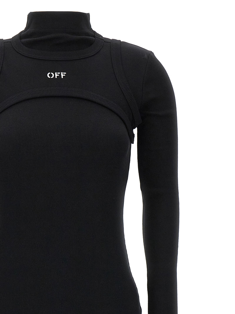 Off White Off Stamp Dress Variant 1 | Urbalenti™ NYC