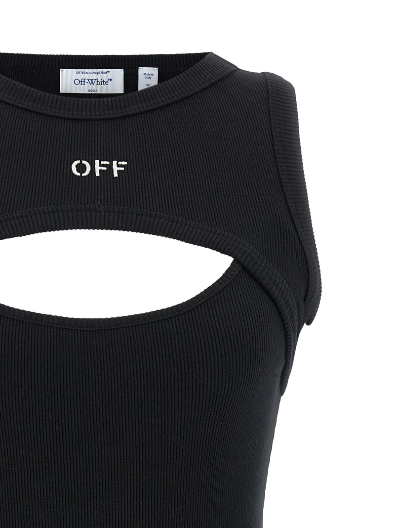 Off White Off White Off Stamp Dress