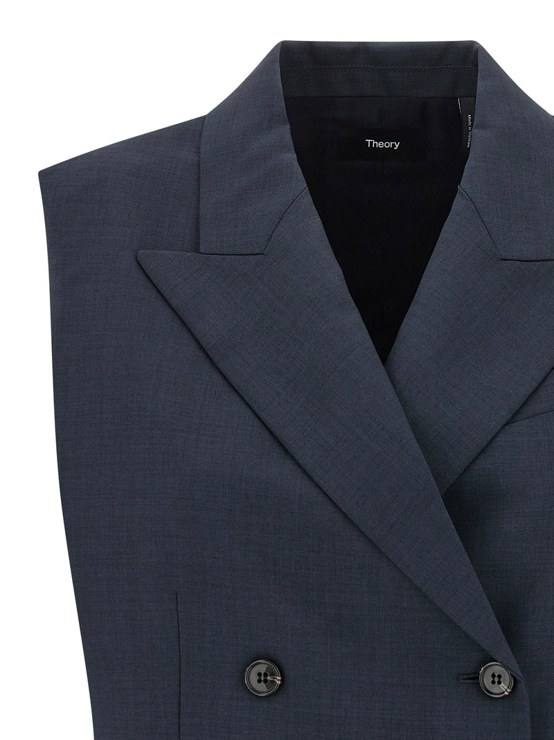 Theory Double-breasted Vest Variant 2 | Urbalenti™ NYC