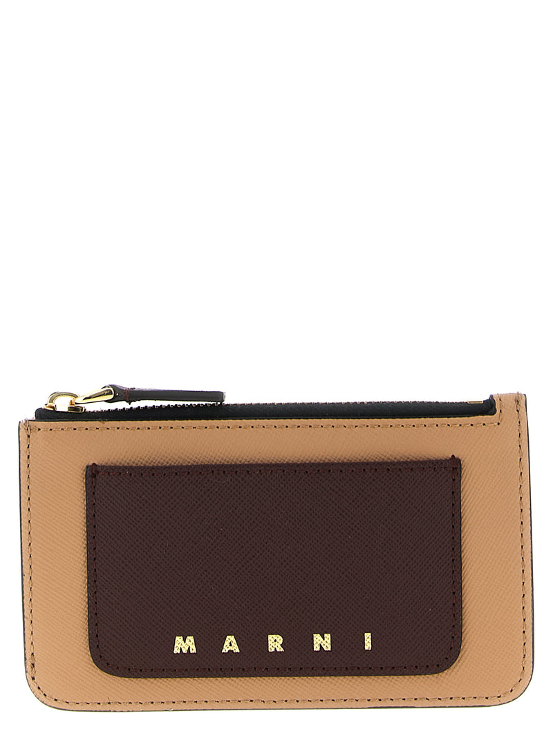Marni Saffiano Leather Cardholder - Style LV520ZP059 | Urbalenti™ NYC