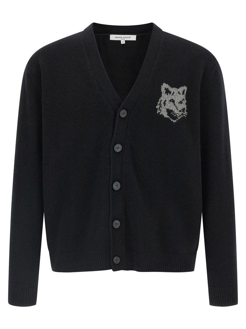 Maison Kitsuné Maison Kitsuné Fox Head Cardigan