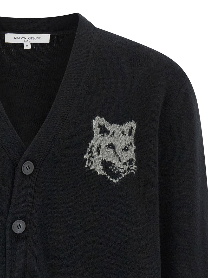Maison Kitsuné Maison Kitsuné Fox Head Cardigan