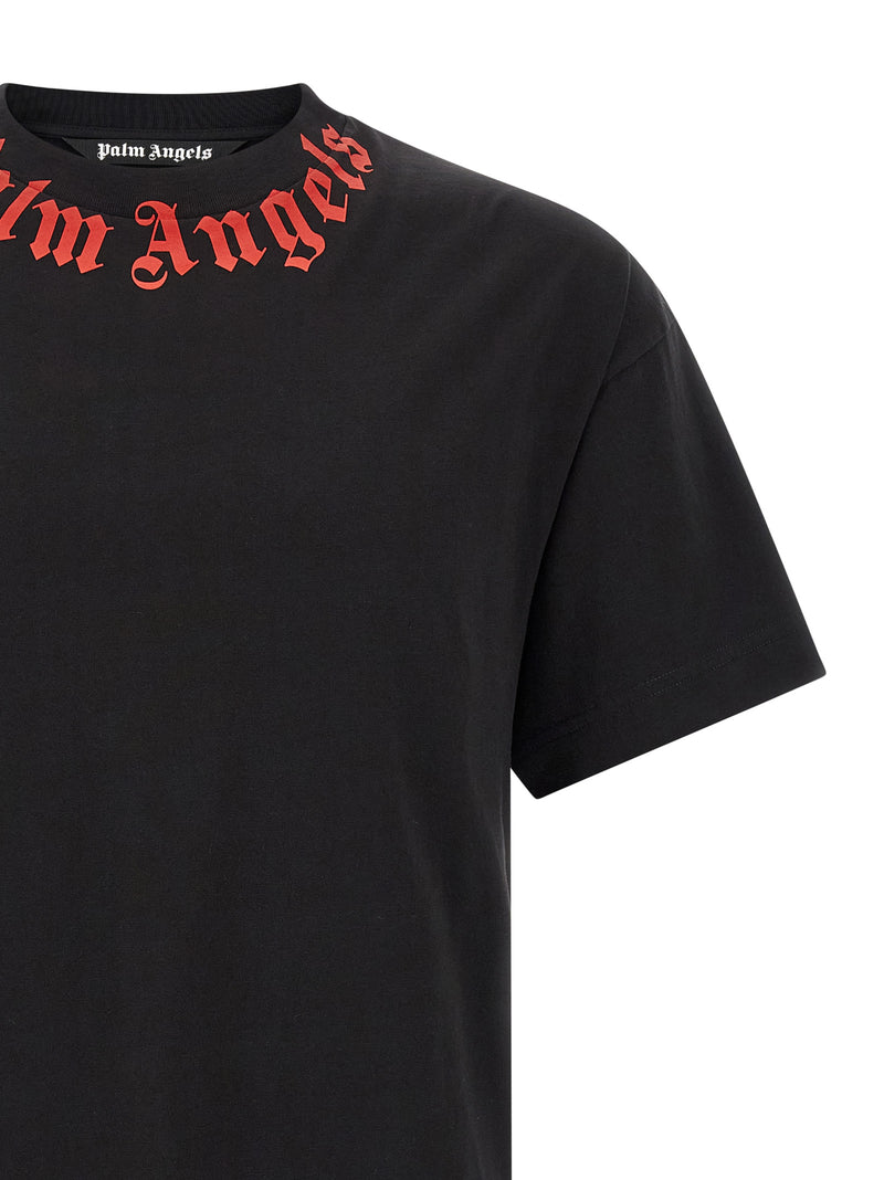 Palm Angels Palm Angels Neck Logo T-shirt