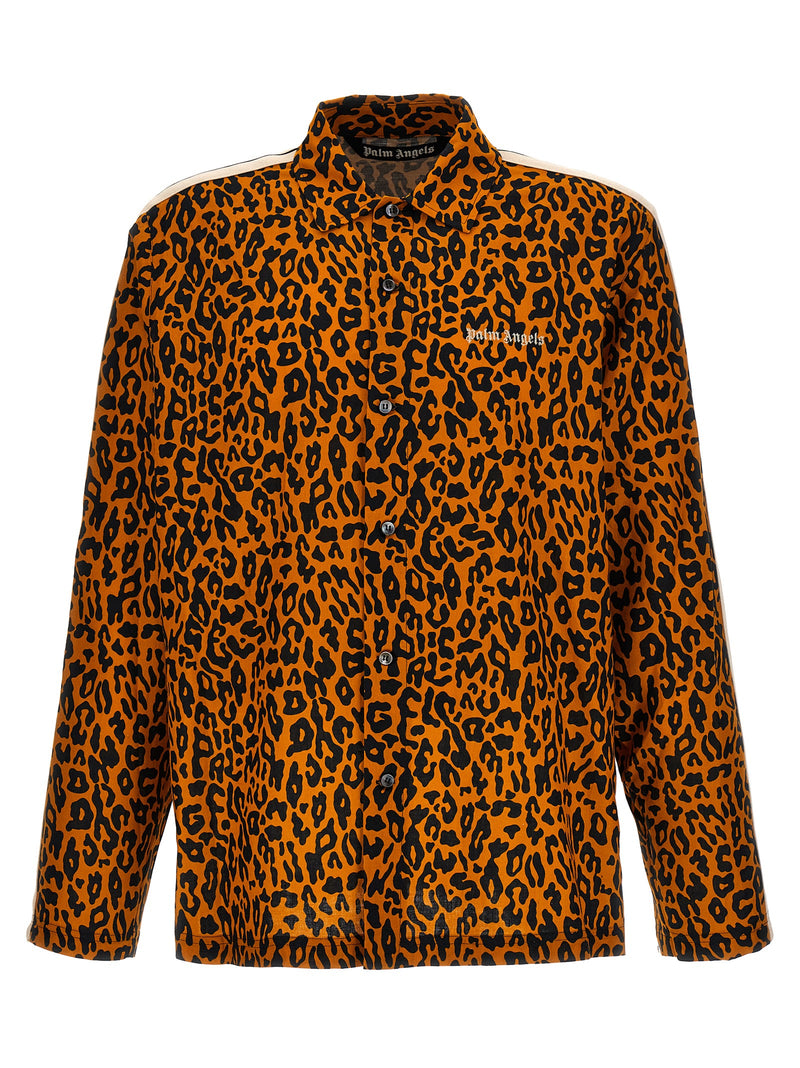 Palm Angels Cheetah Track Shirt | Urbalenti™ NYC