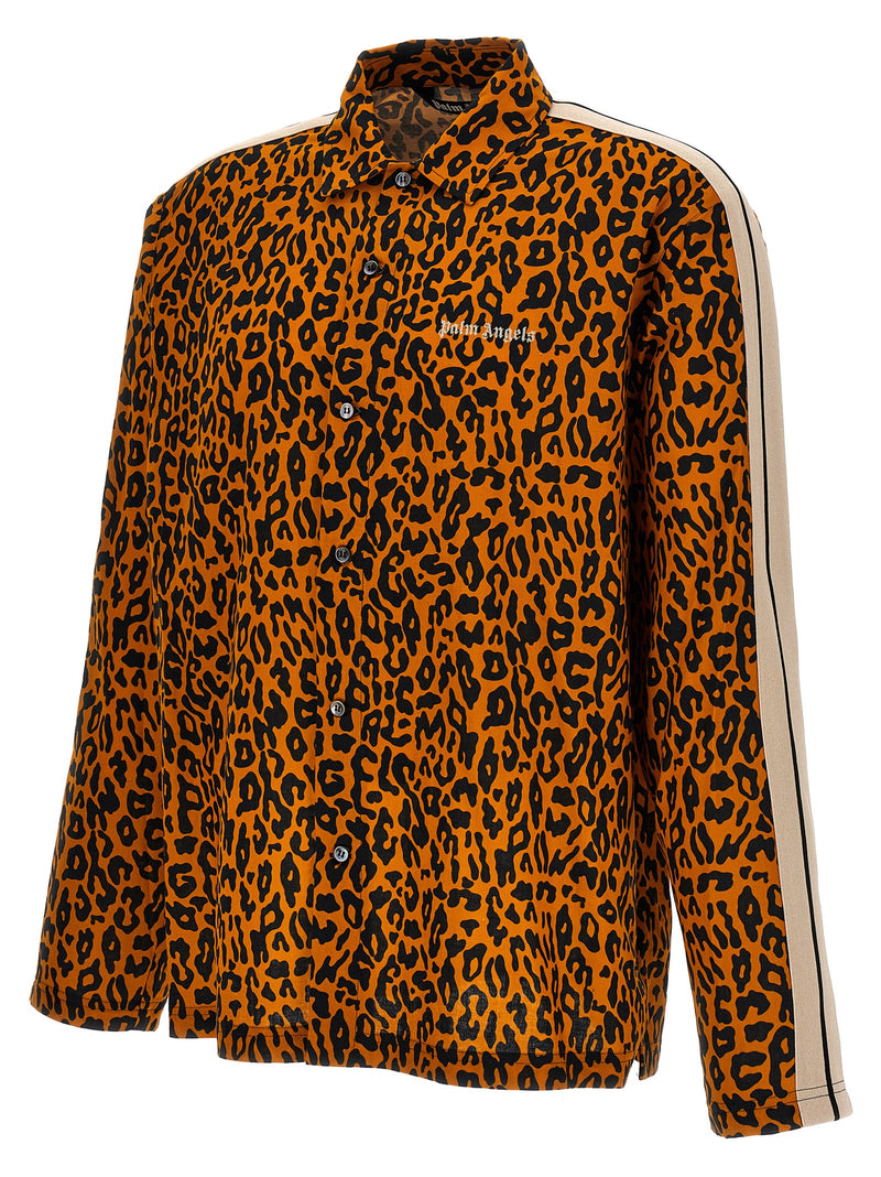 Palm Angels Cheetah Track Shirt | Urbalenti™ NYC