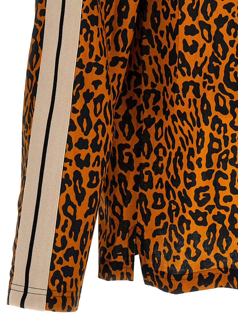 Palm Angels Cheetah Track Shirt | Urbalenti™ NYC