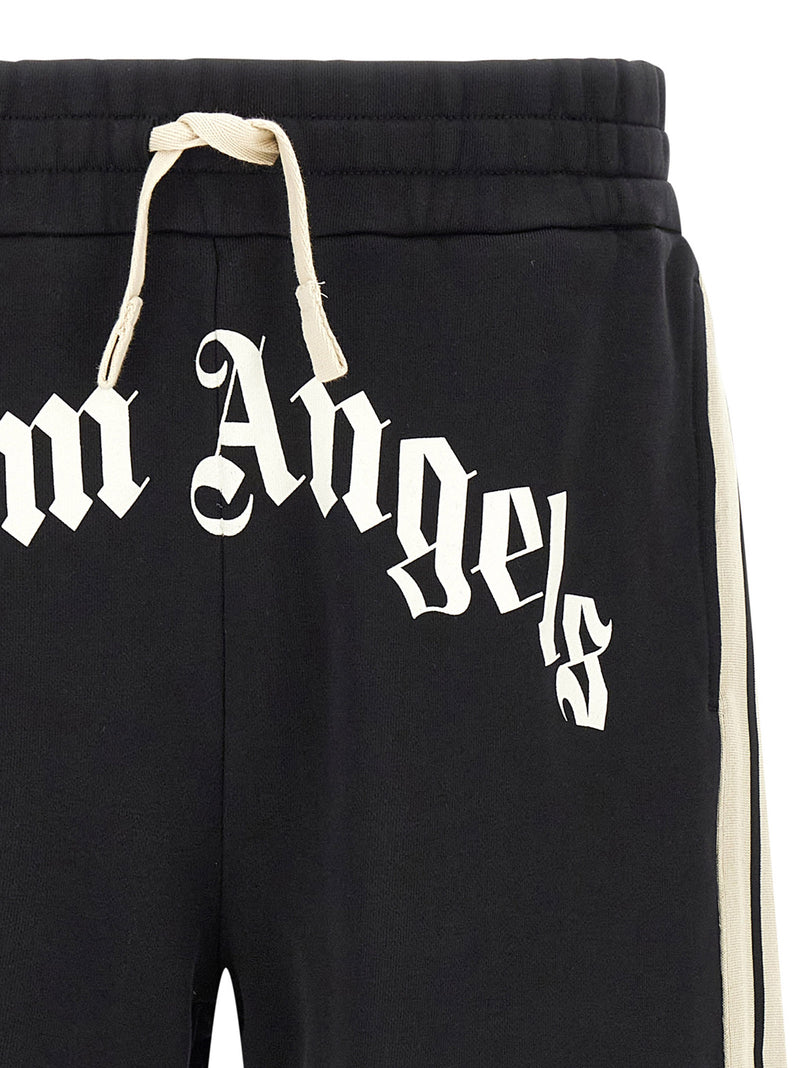 Palm Angels Curved Logo Track Bermuda Shorts | Urbalenti™ NYC