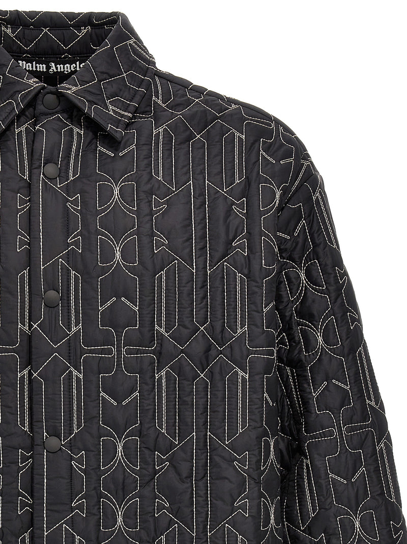 Palm Angels Palm Angels All Monogram Quilted Dover Jacket