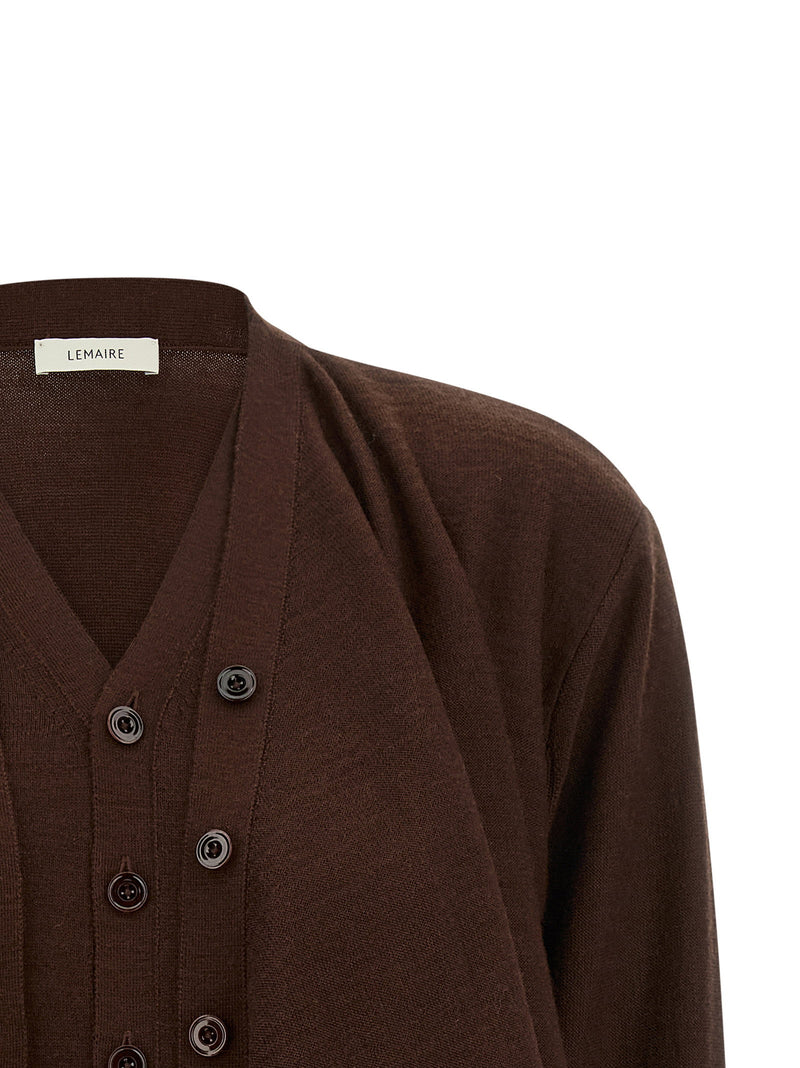 Lemaire Lemaire Trompe Loeil Effect Cardigan