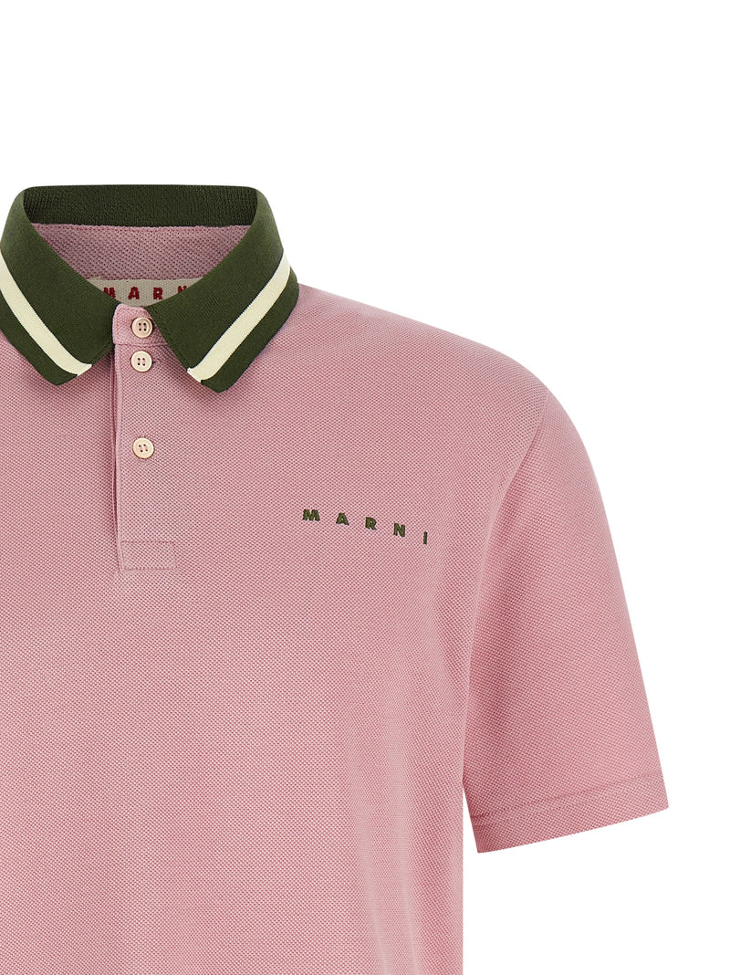 Marni Piqué Cotton Polo Shirt Variant 2 | Urbalenti™ NYC