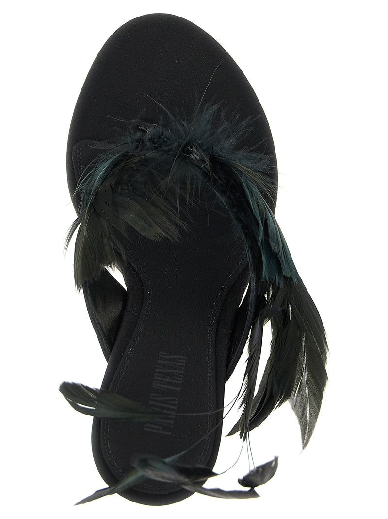Paris Texas Paris Texas Lidia Feather Thong Mules