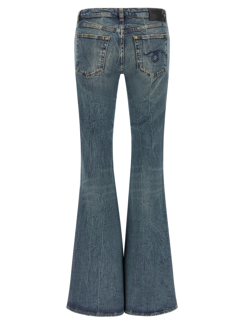 R13 R13 Overflow Boy Flare Jeans