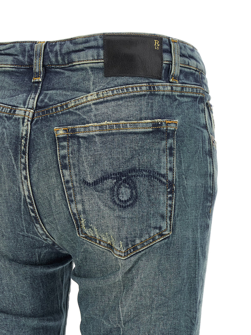 R13 R13 Overflow Boy Flare Jeans