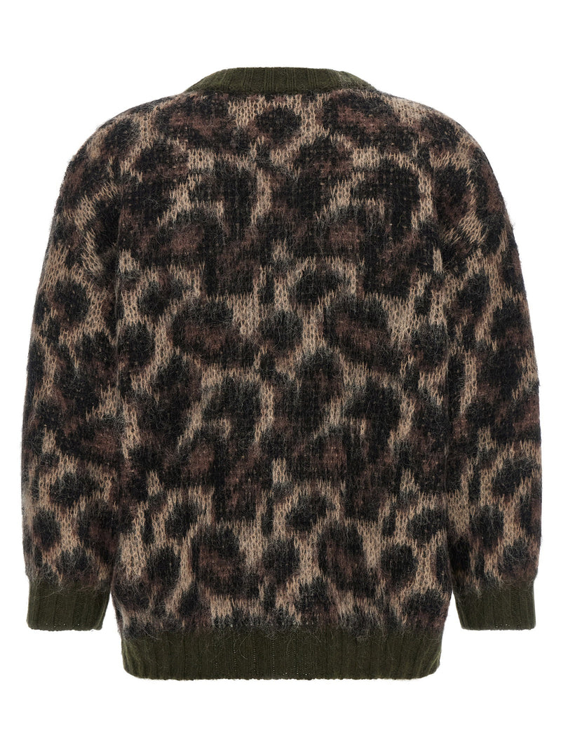 R13 R13 Animal Print Cardigan