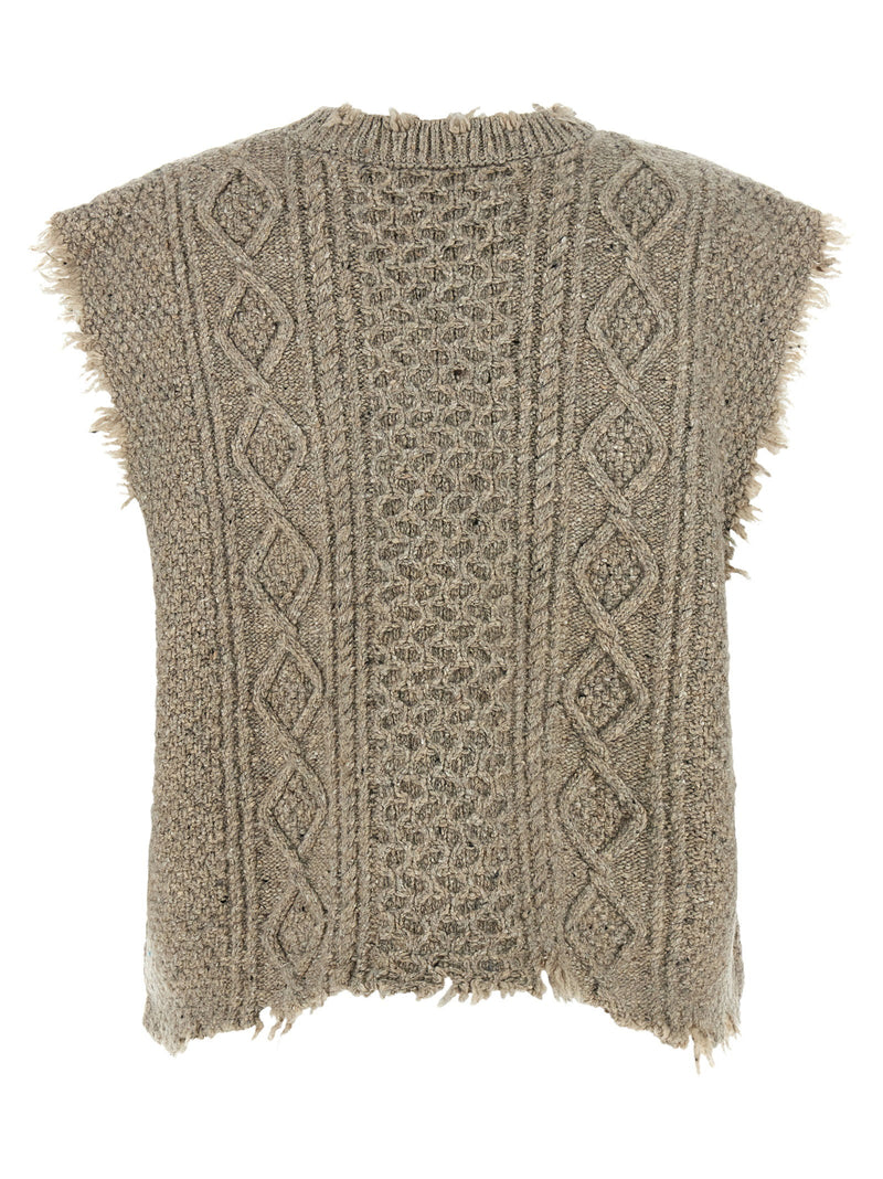 R13 R13 Boyfriend Cable Vest
