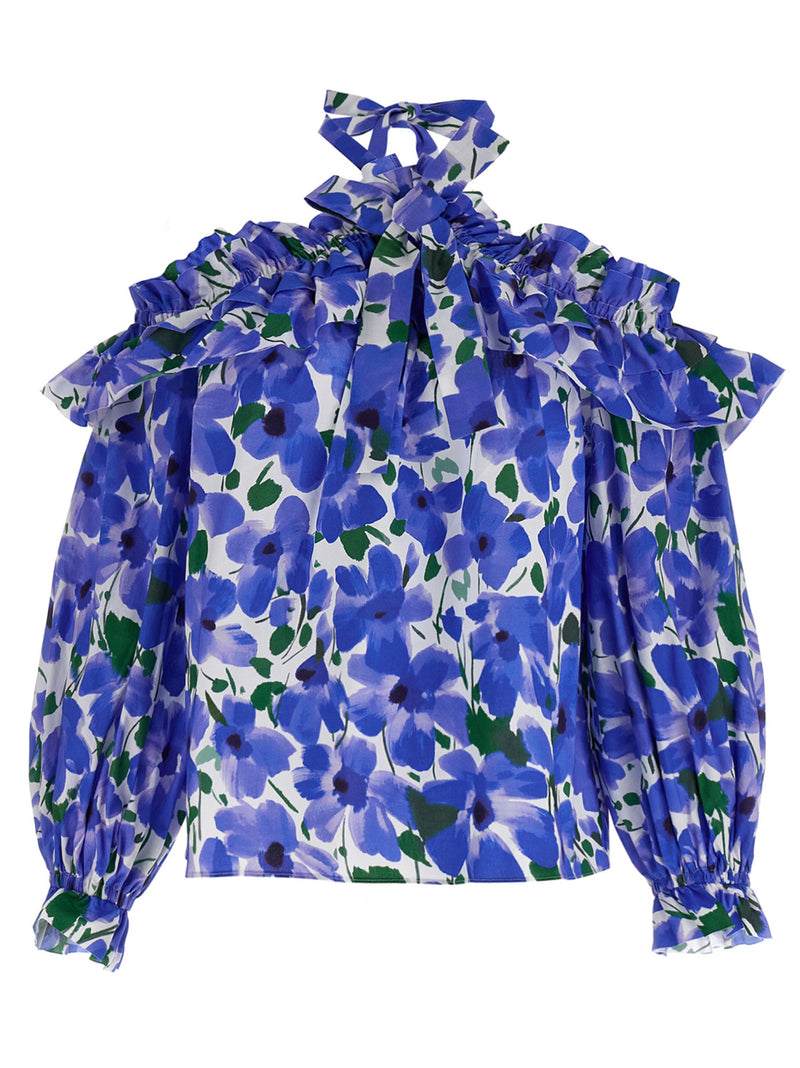 Carolina Herrera Floral Top | Urbalenti™ NYC