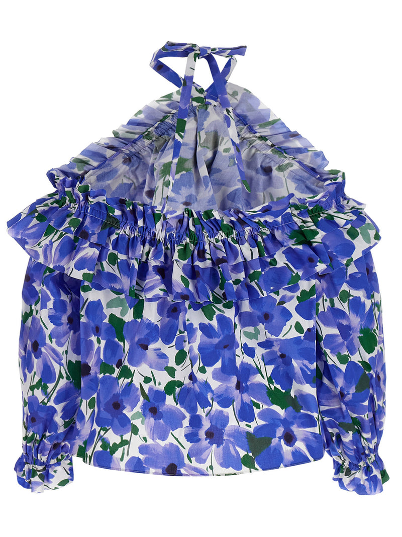 Carolina Herrera Floral Top | Urbalenti™ NYC