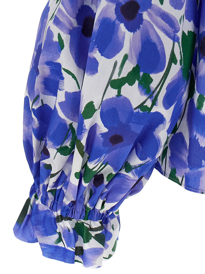 Carolina Herrera Floral Top | Urbalenti™ NYC
