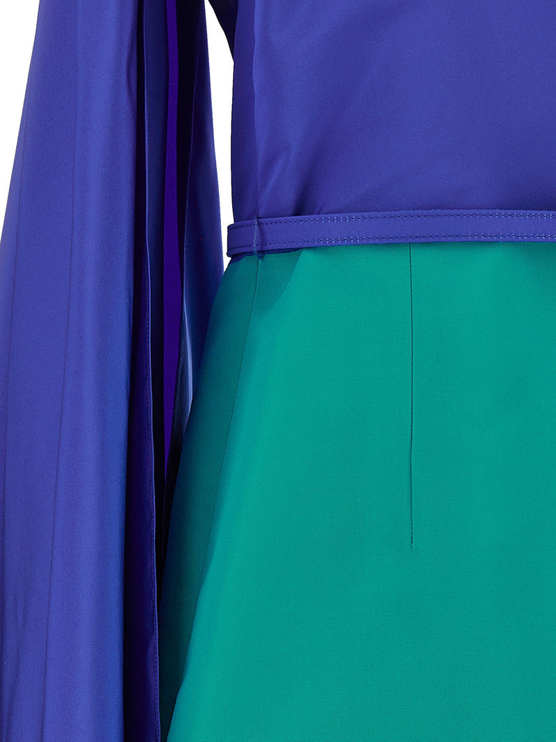 Carolina Herrera Color Block Dress | Urbalenti™ NYC