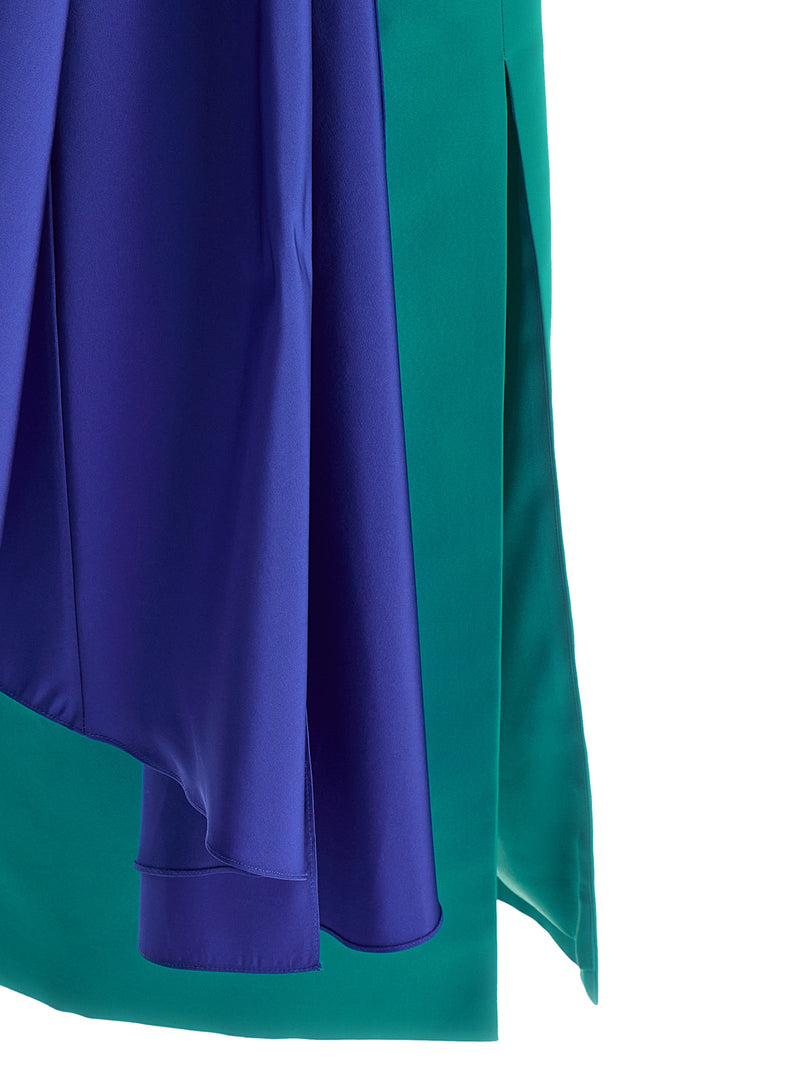 Carolina Herrera Color Block Dress | Urbalenti™ NYC
