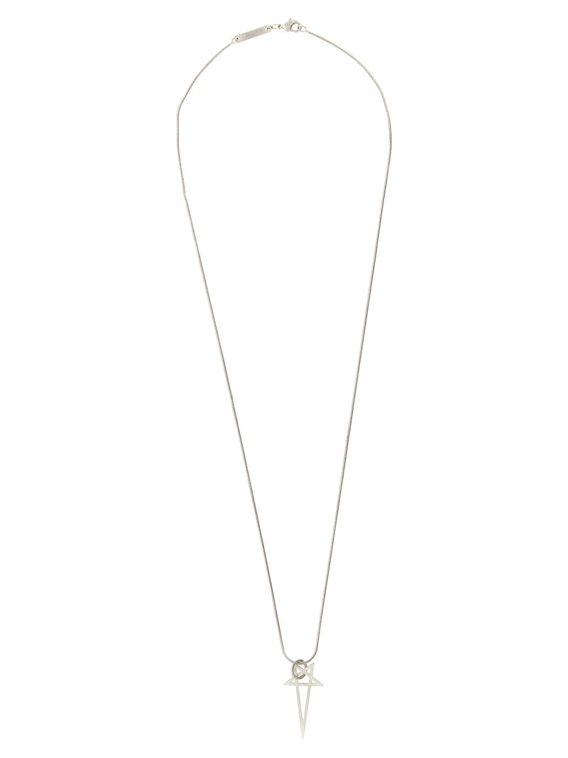 Rick Owens Rick Owens Pentagram Necklace