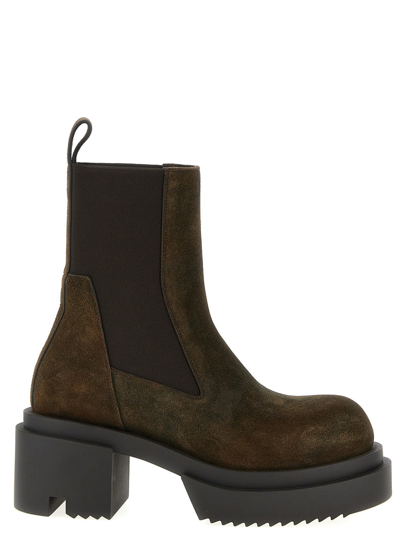 Rick Owens Rick Owens Beatle Bogun Ankle Boots