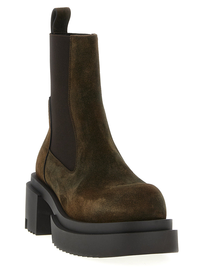 Rick Owens Rick Owens Beatle Bogun Ankle Boots