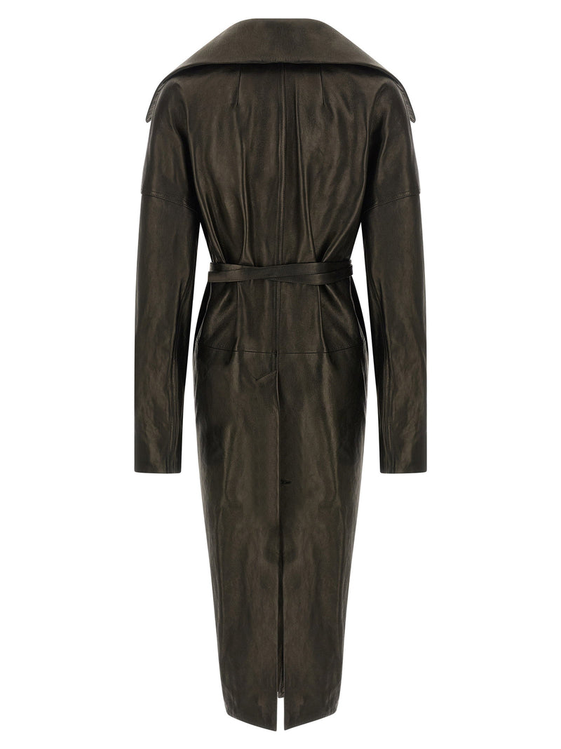 Rick Owens Rick Owens Dracucollar Belted Coat