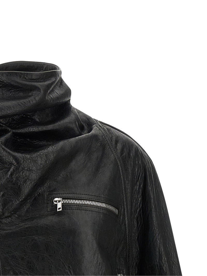 Rick Owens Rick Owens Cropped Scarf Flight Jacket