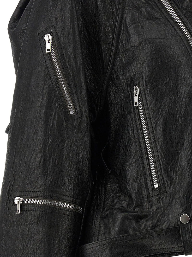 Rick Owens Rick Owens Cropped Scarf Flight Jacket
