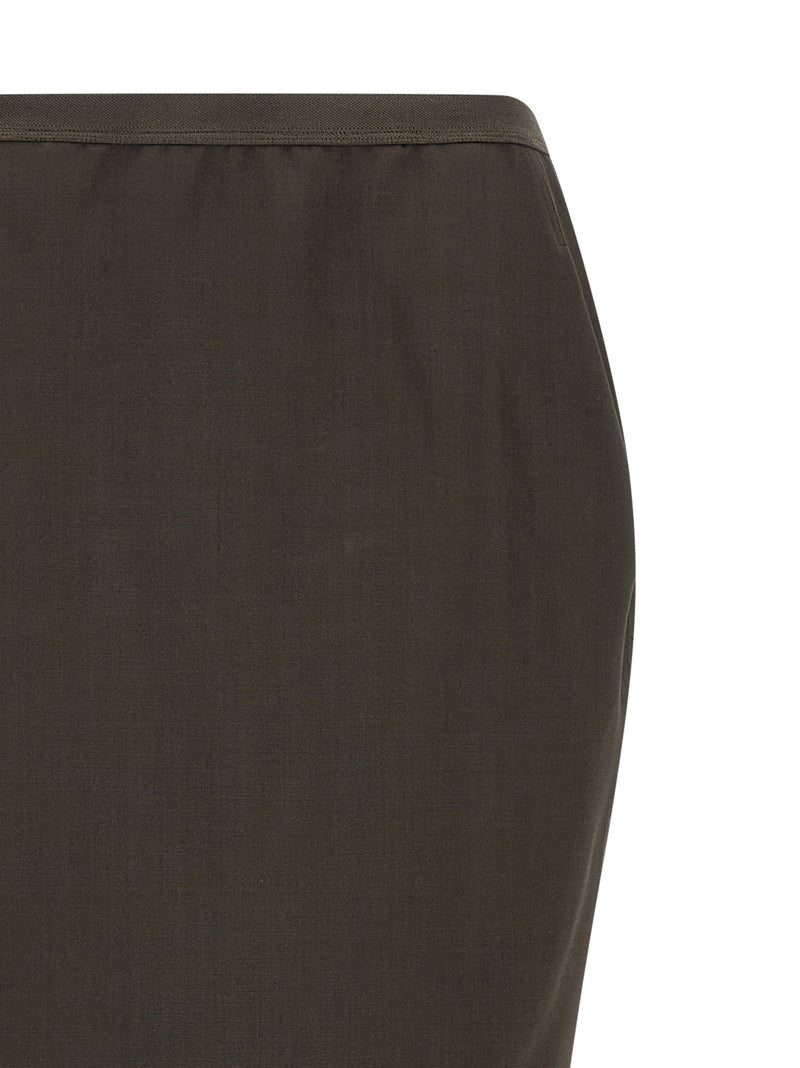Rick Owens Rick Owens Soft Pillar Long Skirt