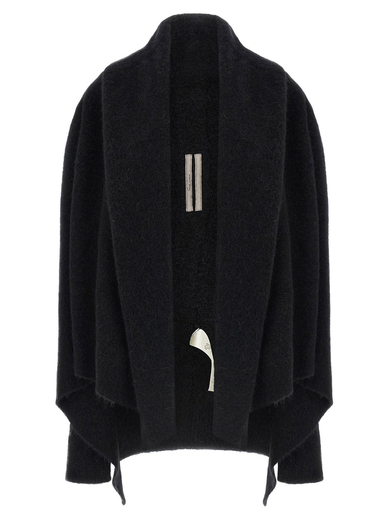 Rick Owens Rick Owens Hooded Medium Wrap Cardigan