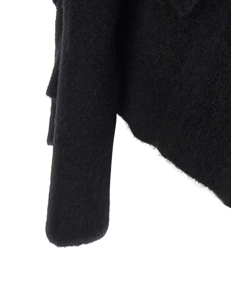 Rick Owens Rick Owens Hooded Medium Wrap Cardigan