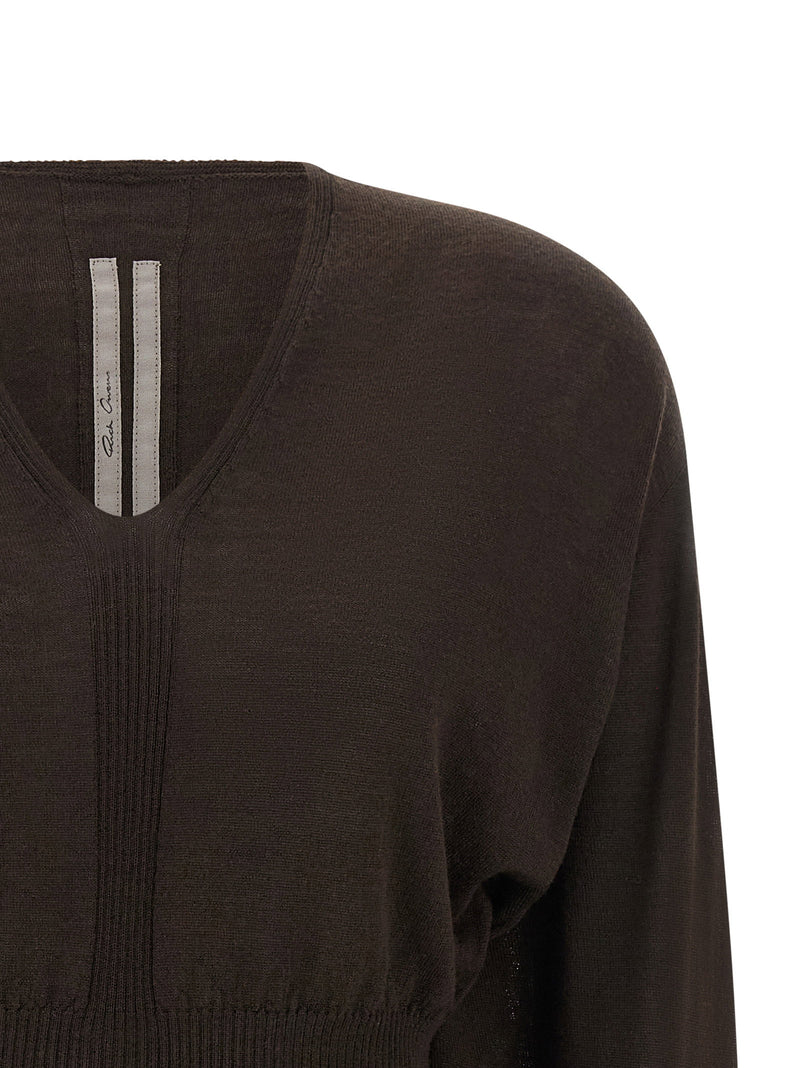 Rick Owens Rick Owens V Cropped Top